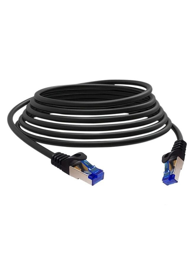 I ZCLIVE كابل إيثرنت Cat8 40 جيجابت في الثانية 2000 ميجابت في الثانية 10 أمتار أبيض SFTP محمي لأجهزة الكمبيوتر للألعاب مودم راوتر - Image 3